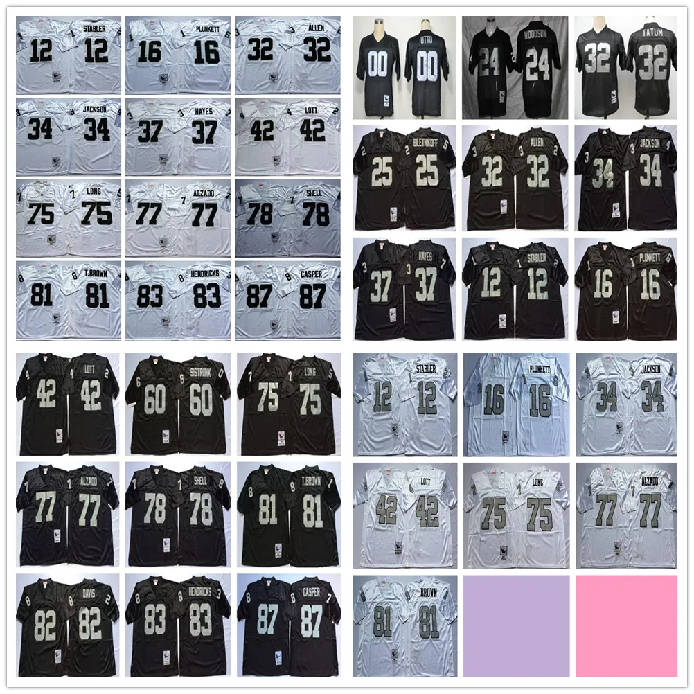 Save Big on Bulk 75th Jersey Vintage Football Jersey Raiders Throwback  Classic Jerseys: Howie Long, Lyle Alzado, Tim Brown More Sizes S XXL  Best