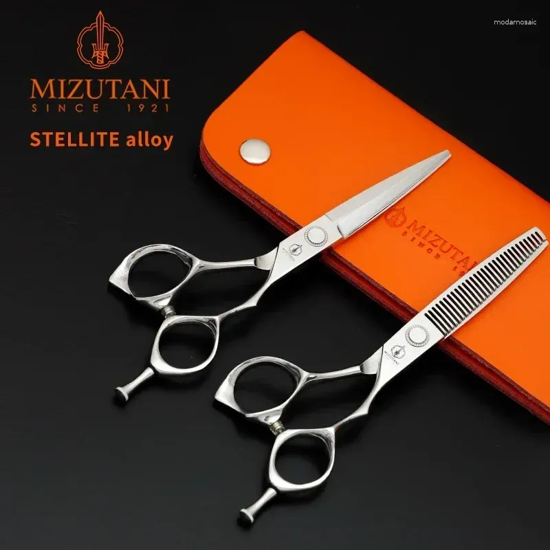 MIZUTANI Professional Hair Cutting Thinning Shears Set - 6.0