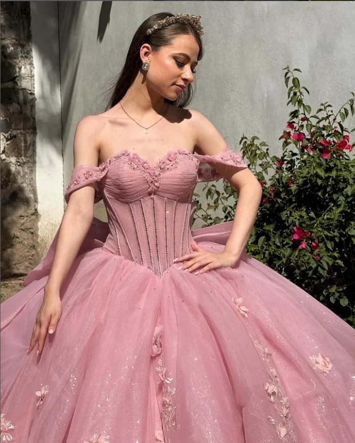 Dreamy Pink Strapless Ball Gown Quinceanera Dress with Boned Corset and  Lace-up Back from Dhgate Quinceanera Dresses - price 213.87