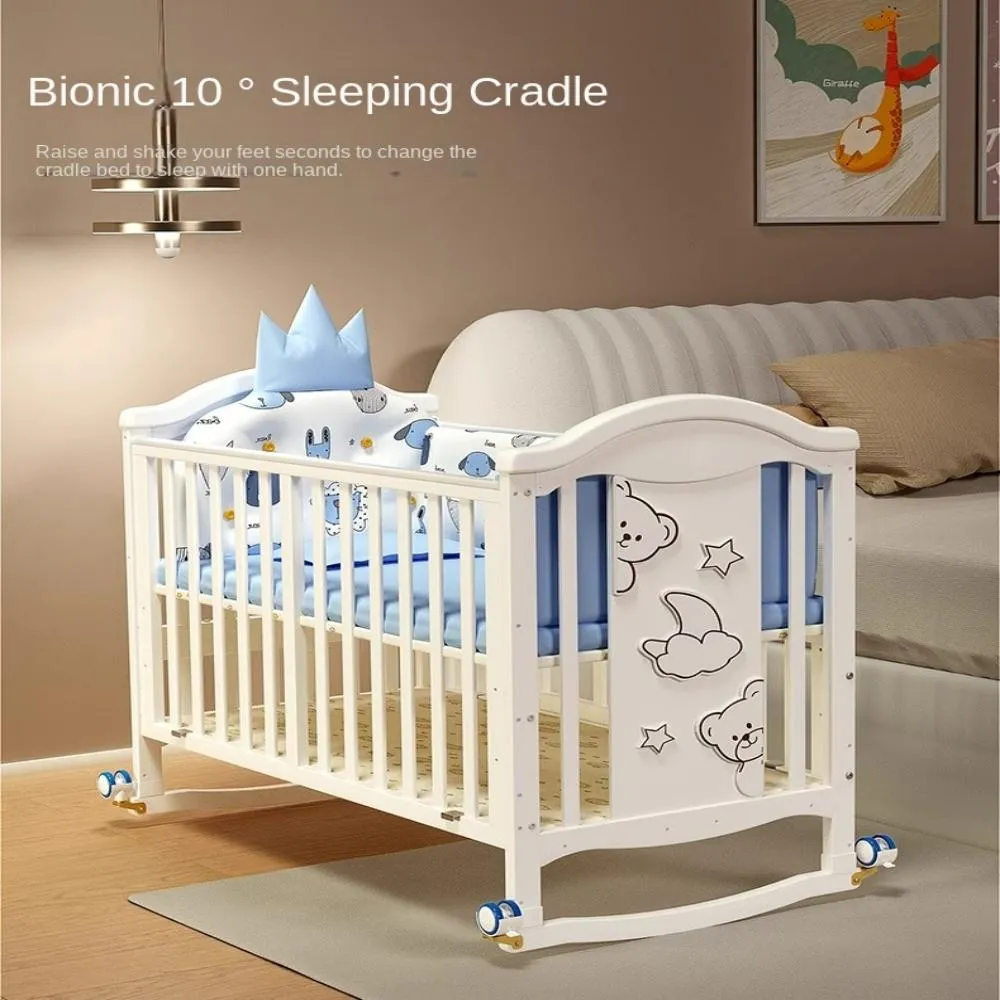 Multifunctional foldable solid wood crib with hardwood frame and compact  fold design from Dhgate Baby Cribs - price 2596.12, image size:1000x1000