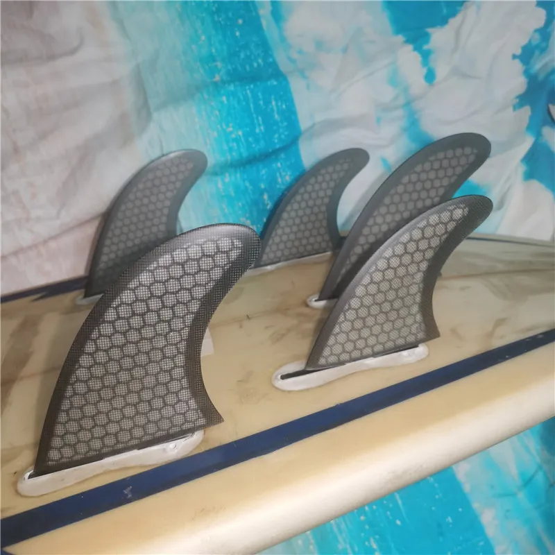 Fins Box Design Fiberglass Performance Surfboard Fins | 5-Piece Set 3G7 + 2GX | FCS II ...