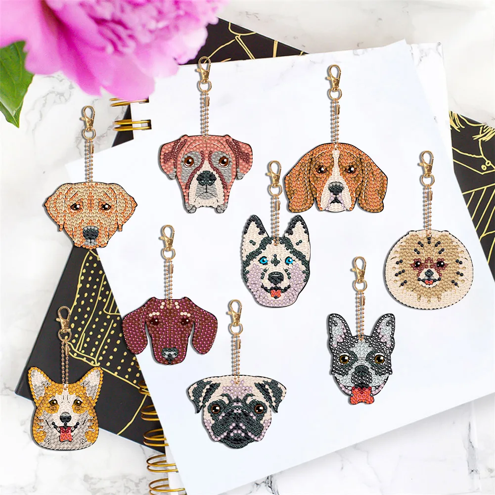 Double Sided DIY Diamond Art Keychains 5D... From Ddmyday, $19.53 ...