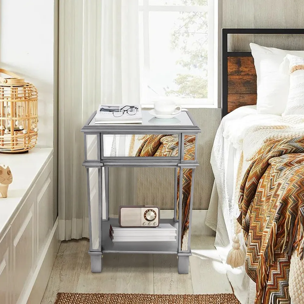 Hayworth mirrored nightstand discount