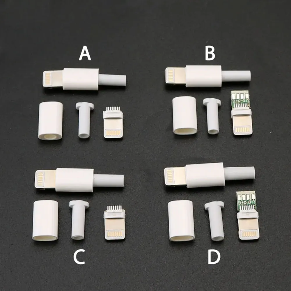 DIY Cable Adapter USB Power Charging Male Plug Connector with Chip ...