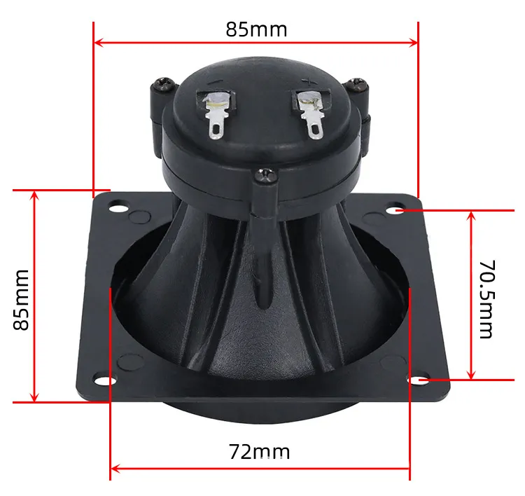 DISC Tweeter piezoeléctrico QTX, 85mm x 85mm x 70mm DISC Tweeter piezoeléctrico QTX, 85mm x 85mm x 70mm