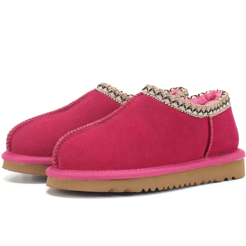 free shipping women designer Clog Slippers tasman winter tazz slipper fur slides australia Chesut black proof thick_voghion.com