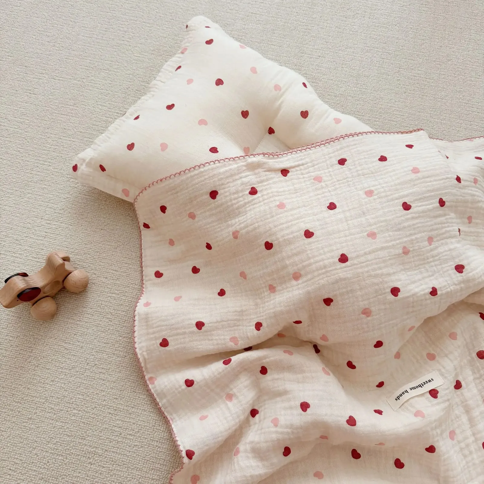 Muslin Swaddle Blankets 4 Pack - Cotton Newborn Baby Blankets Soft Breathable For Boys & Girls