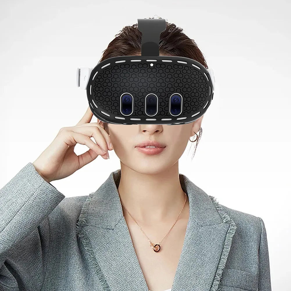Vr Front Silicone VR Front Cover for Meta Quest 3 | Anti-scratch Shockproof ...