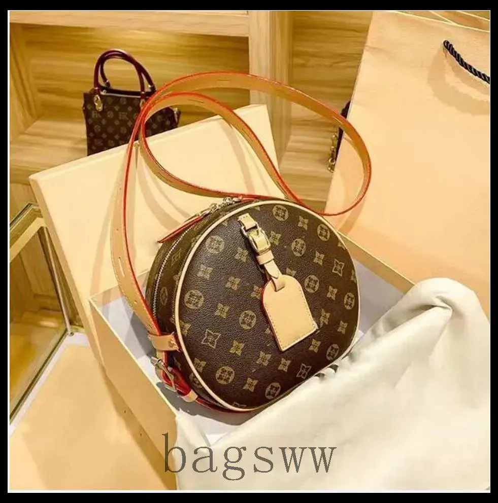 Round Crossbody Bags for Women, Vegan Leather Designer
