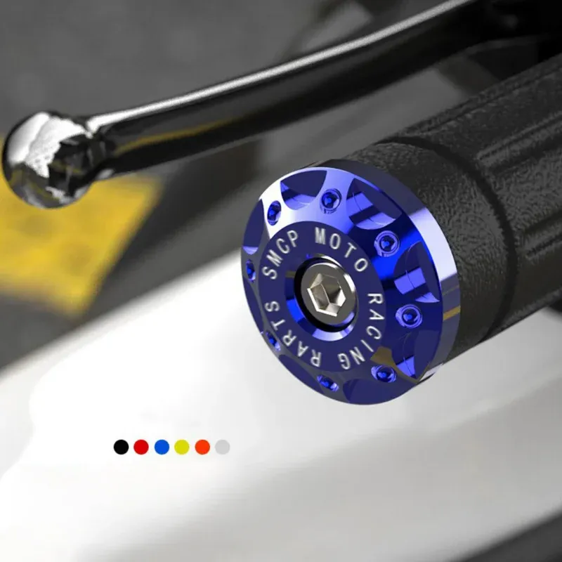 CNC Aluminum Motorcycle Handlebar Grips Counterweight Plug Slider Bar ...