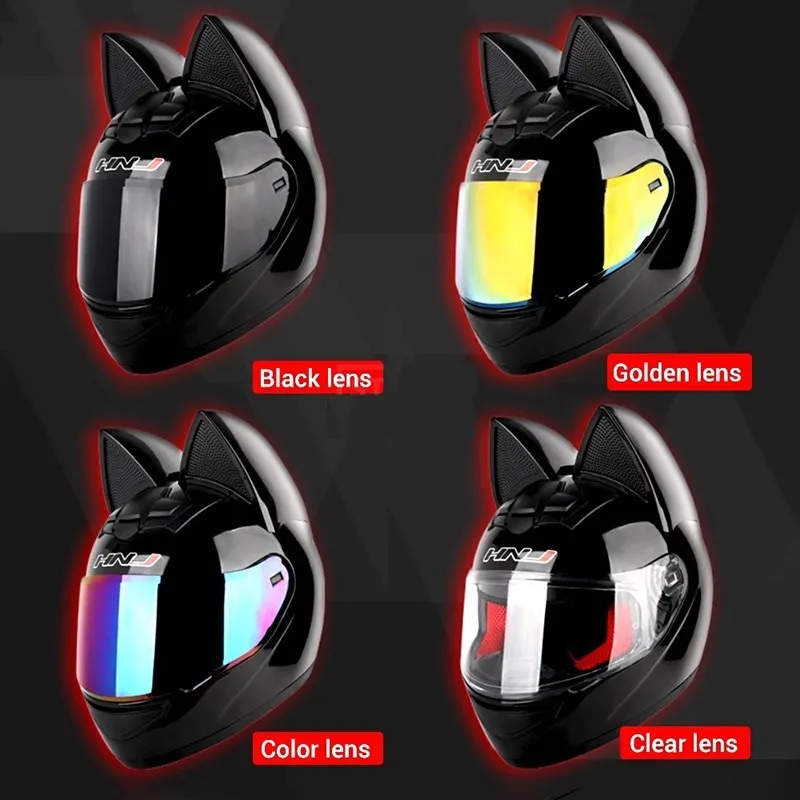 black motorcycle helmet with cat ears MagNeatOhz: for theyre a purr Speed Demon Helmet with Cat