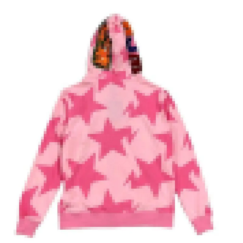 A Bathing Ape Star Full-Zip Hoodie for Men: Japanese