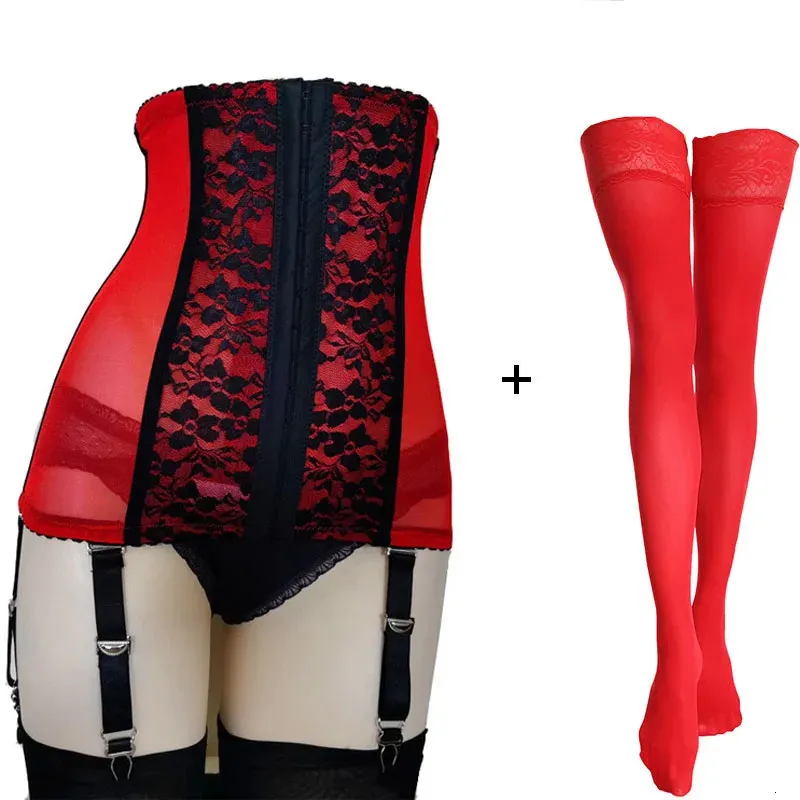 High Waist Garter Belt for Women Shaping Suspender Belt with Six Straps  Nylon Yarn Fabric from Dhgate Sexy Socks - price 38.84