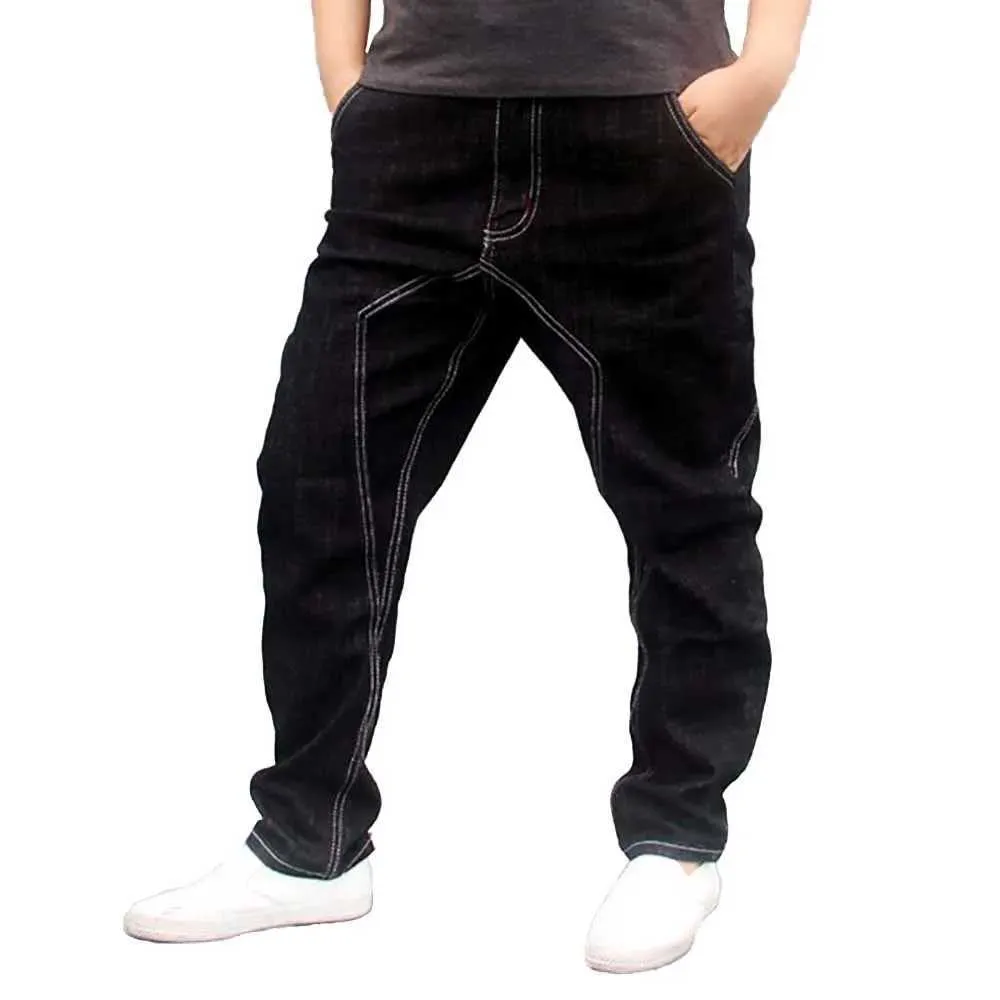 Jean Surdimensionné Pour Homme - Coupe Ample Et Confortable - Style Streetwear Décontracté