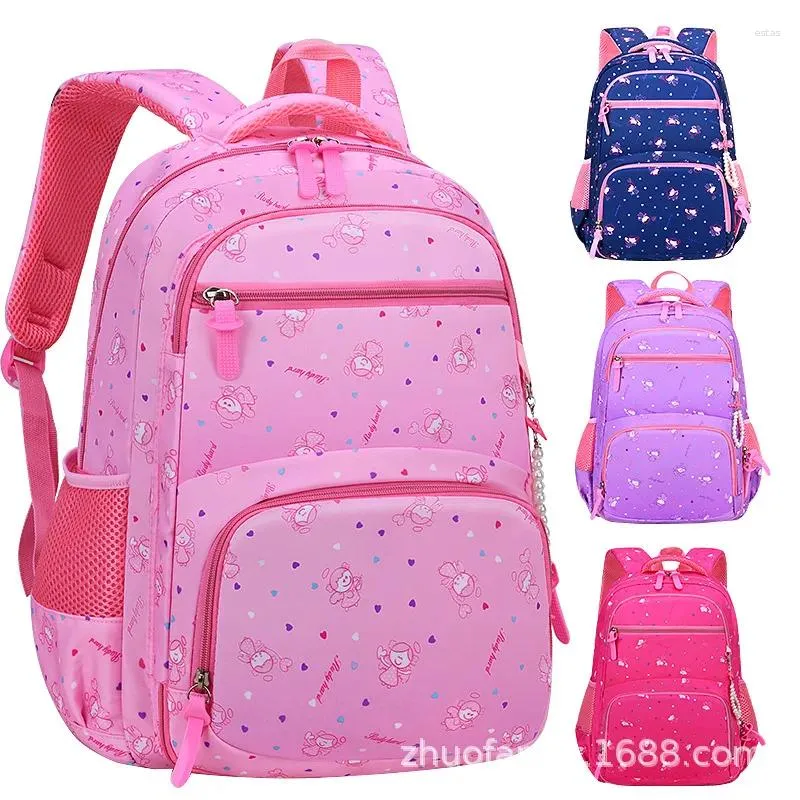 Cute Cartoon School Bag For Girls 2024 Waterproof Childrens Shoulder Backpack For Primary Students 6 12 Years From Estas 22.78 DHgate.Com