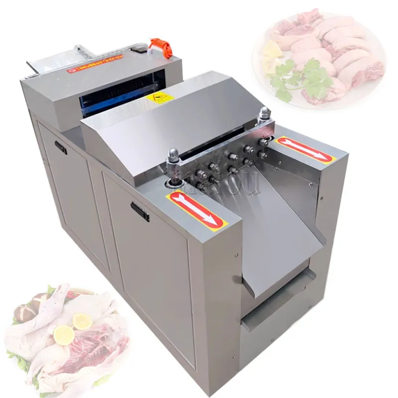 Meat Bone Cutting Machine Chicken, Duck, And Meat Cubes Chopper Heavy ...
