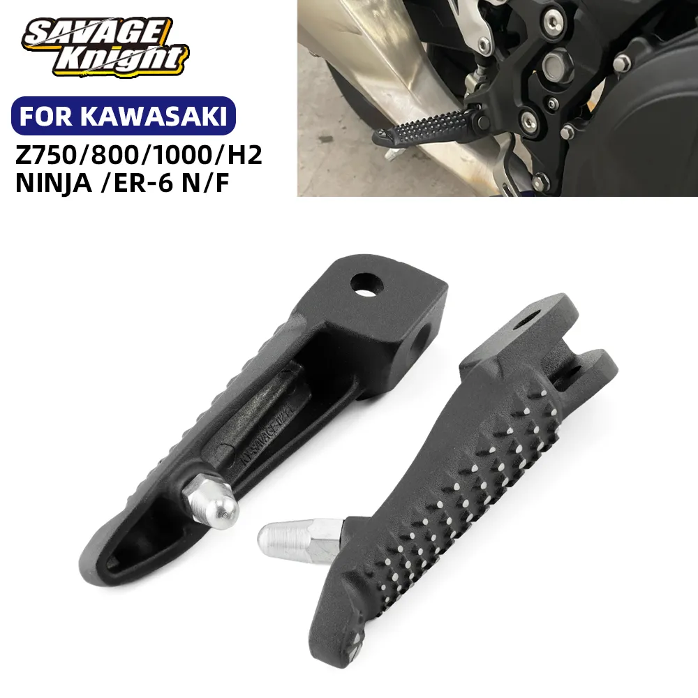 Front Footrest Pegs Black Black Rear Footrest Foot Pegs/main Step