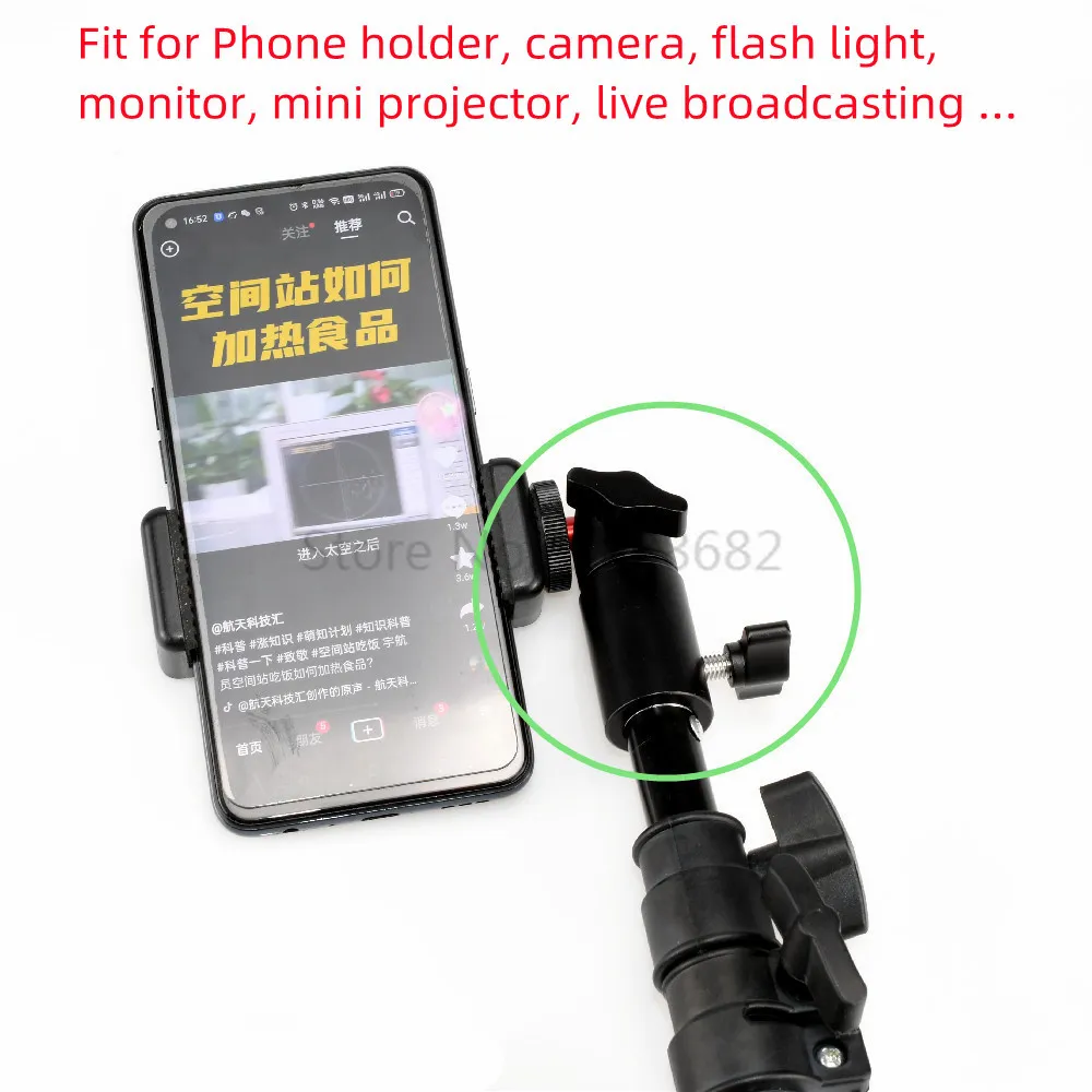 LED tripod for lamp Stand Converter with 1/4