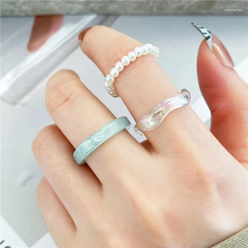 Acrylic rings korean discount