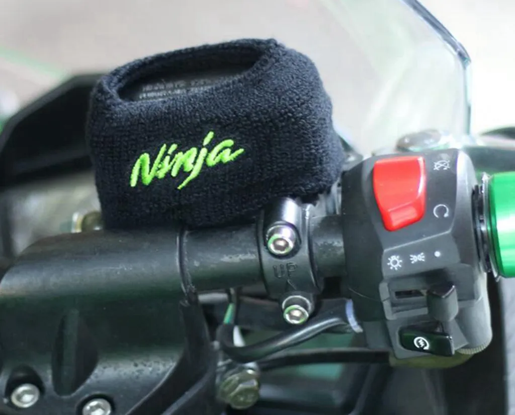 Couvercle Réservoir Frein Moto Kawasaki - Protection UV Pour Liquide De Frein, Style Chaussette