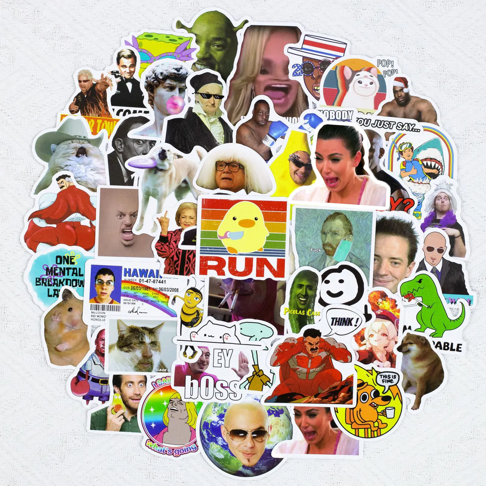 Stickers Humor Roto Dh5727163 Mixed Funny Meme Graffiti Stickers 10,... From Dh5727163, $14 ...