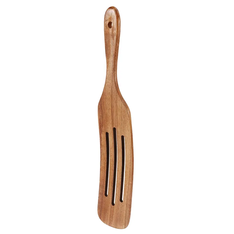 6-Piece Heat-Resistant Teak Wooden Spurtles for Non-Stick Cookware from ...