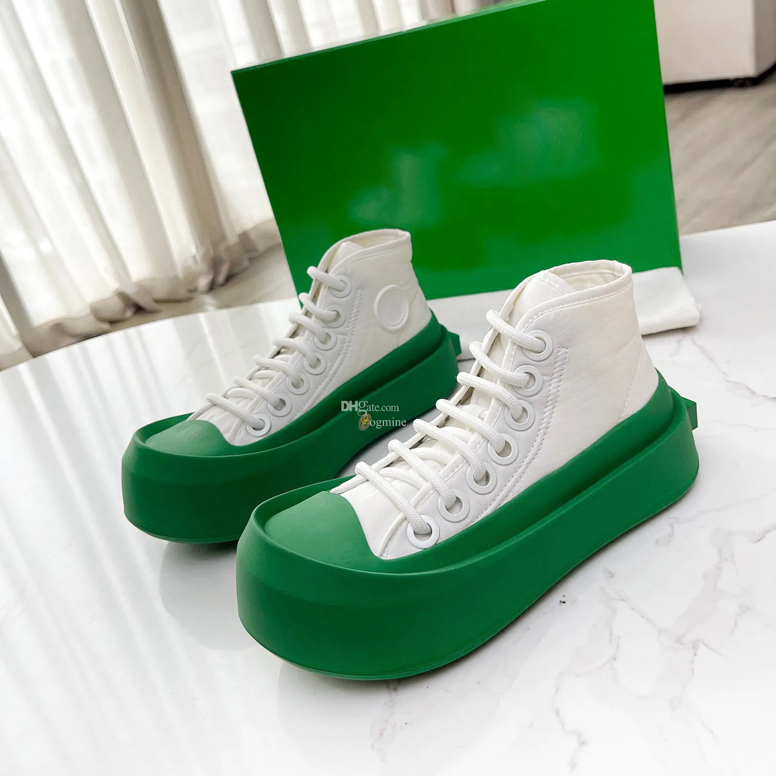 Bulk Mens Womens Canvas High Top Sneakers Nylon Lace Up Platform