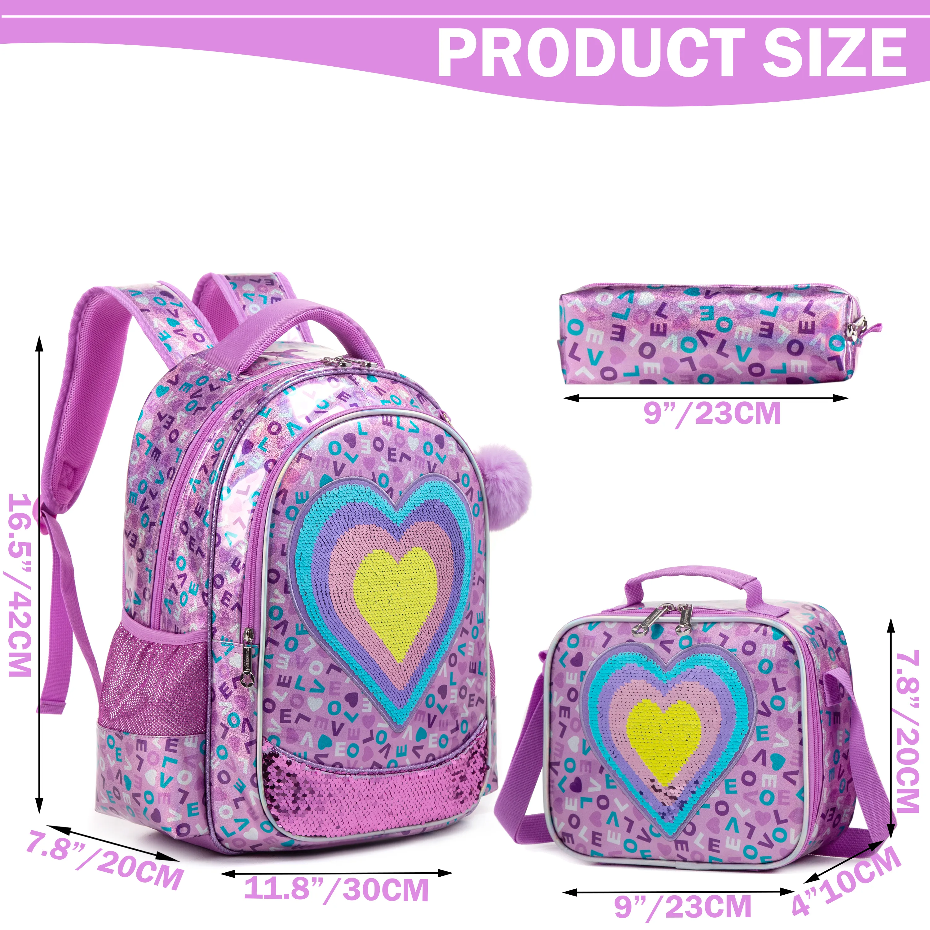 Meetbelify Girls Backpack With Lunch Box For... From Ddmyday, $140.24 ...