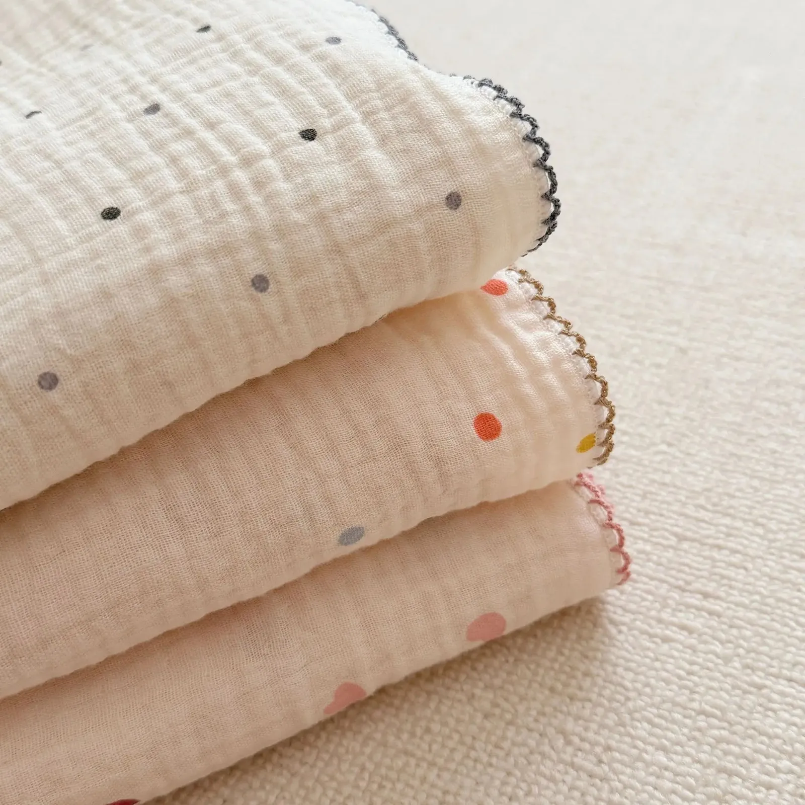 Muslin Swaddle Blankets 4 Pack - Cotton Newborn Baby Blankets Soft Breathable For Boys & Girls