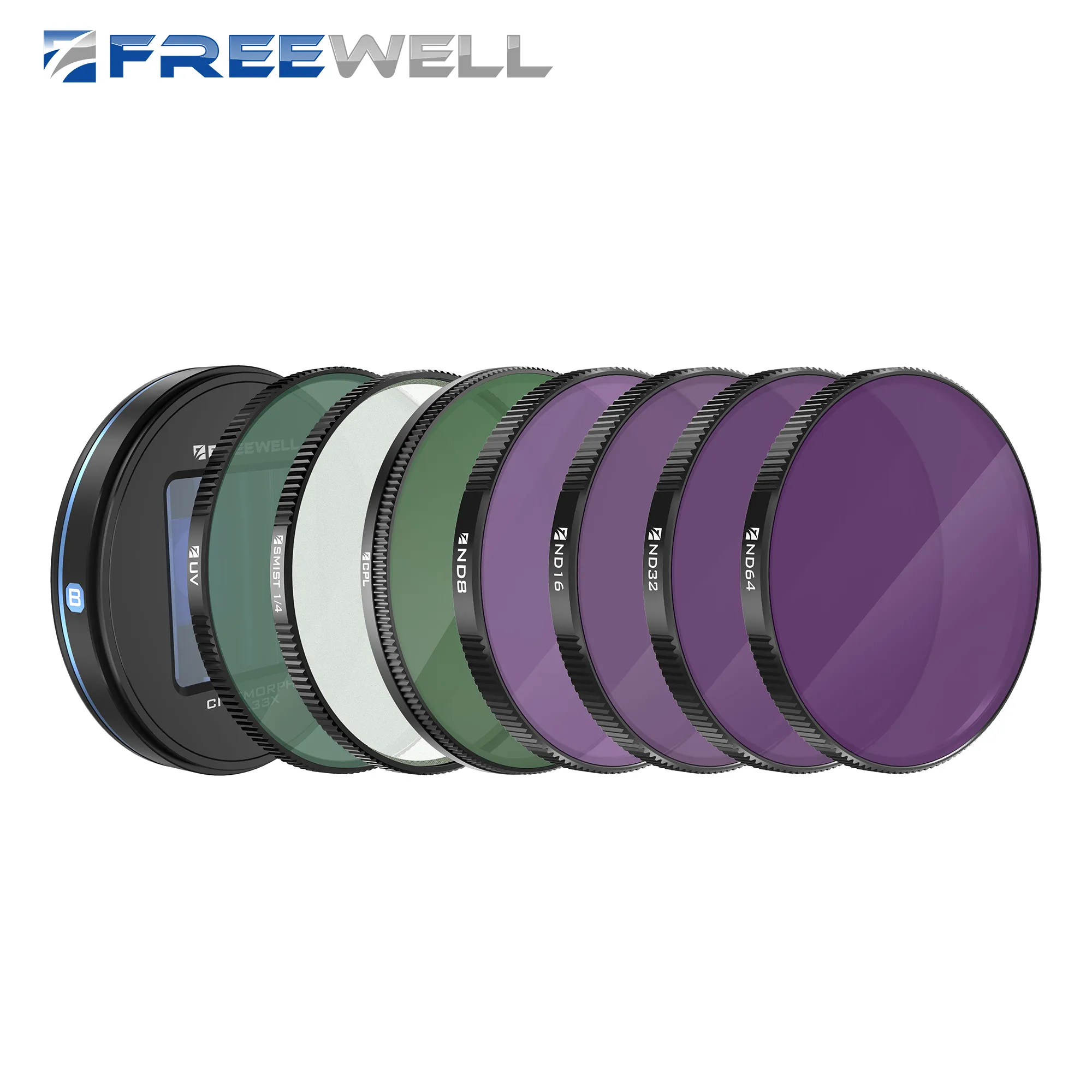 Blue Filter Anamorphic Lens for Samsung S22 Ultra - Freewell 1.33x