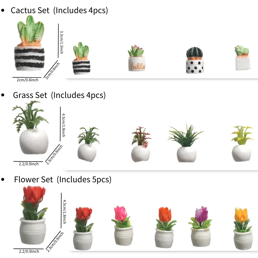 18 Pezzi Magneti per Frigorifero a Forma di Cactus, Adesivi