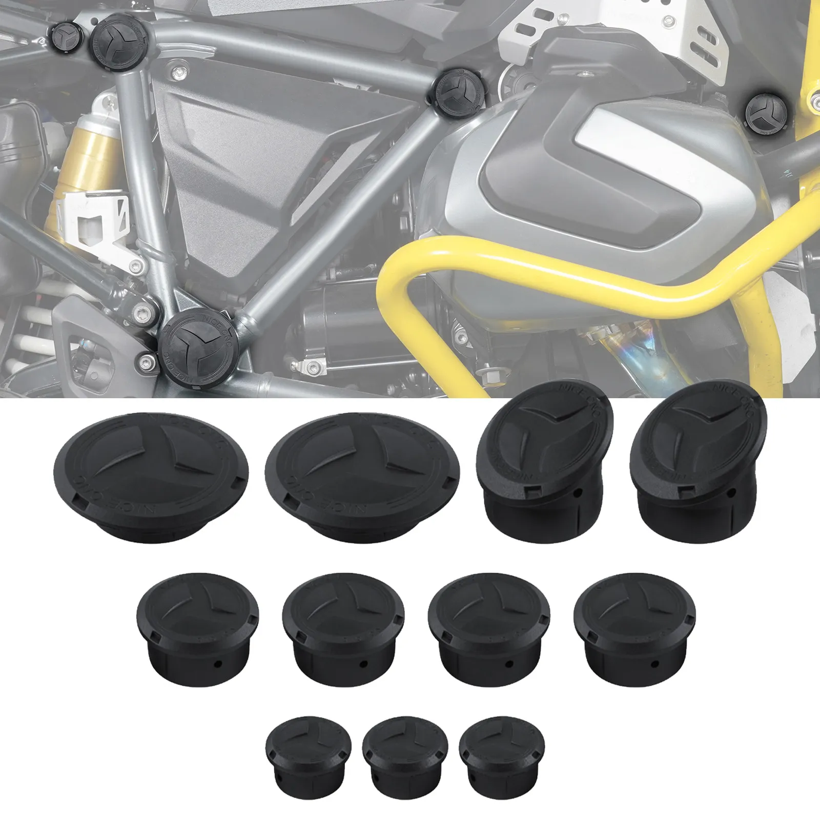 For BMW R1200GS LC R1200GS LC ADV R1250GS Adventure Motorcycle Side Frame Panel Guard Protector