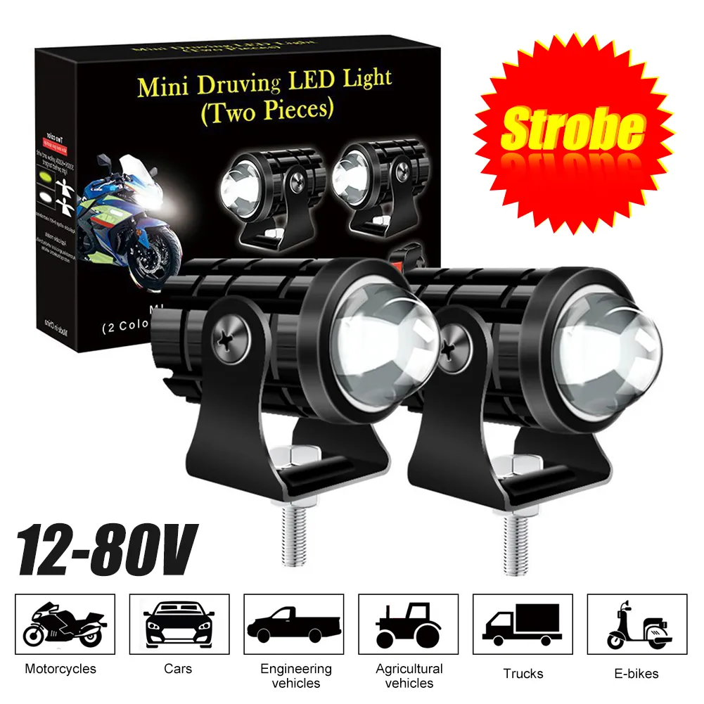 Zoon 60W LED Driving Fog Lights - White/Aber - 2 Pack In Nepal At NPR 5 thumbnail image