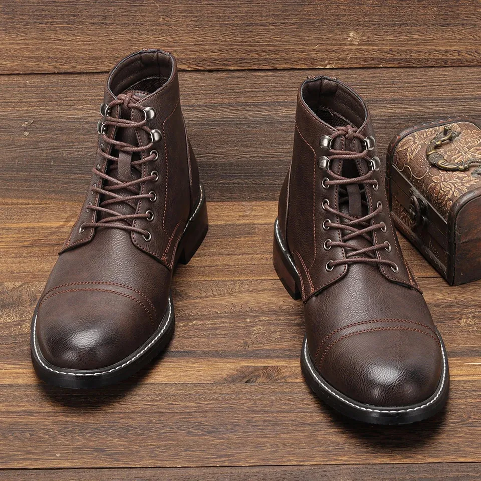 Mens Leather Work construction Boots brown 713 Timberland PRO Mens DIRECT ATTACH 6 main image 3