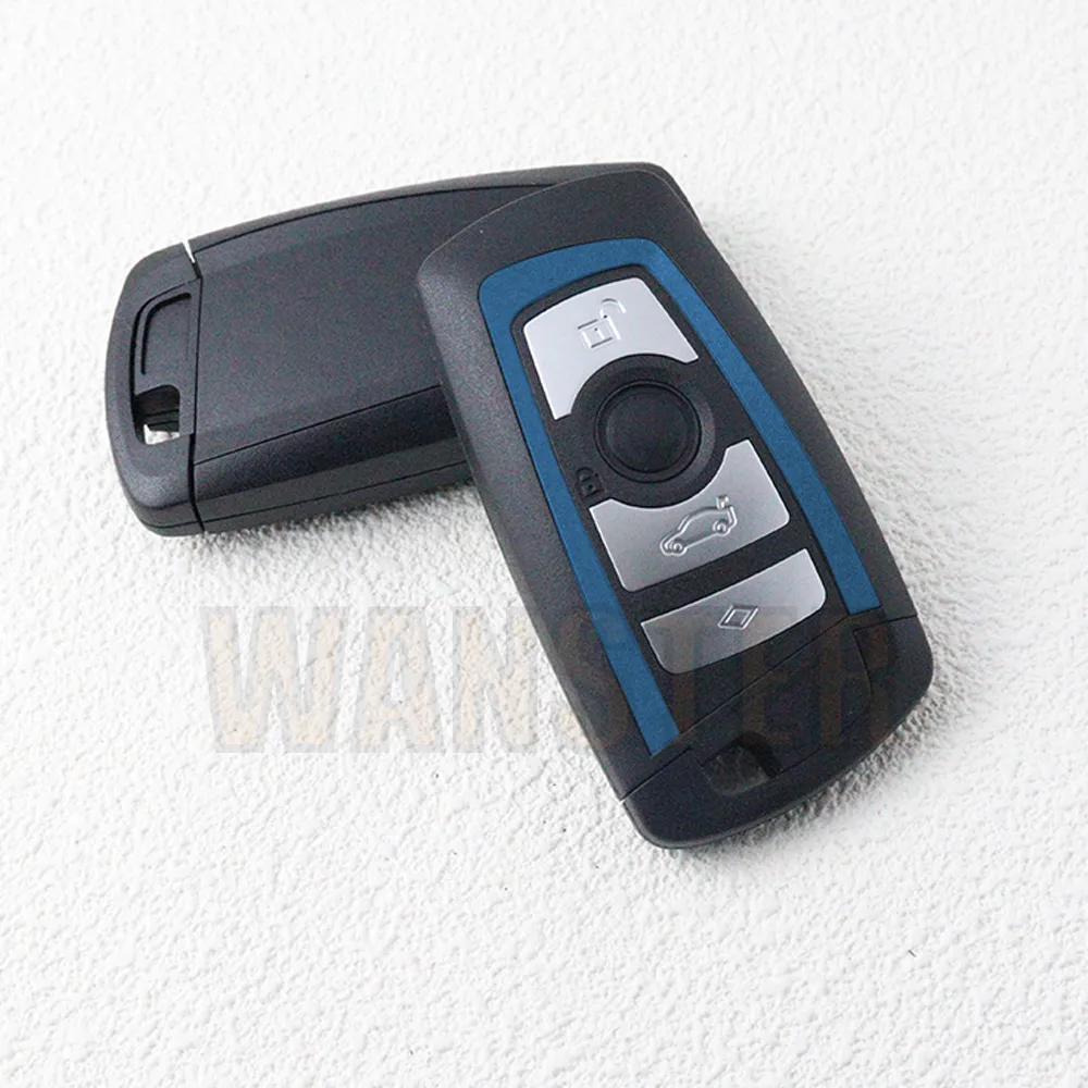 For BMW 1 3 5 7 F Series 4 Buttons Remote Smart Key Fob Case