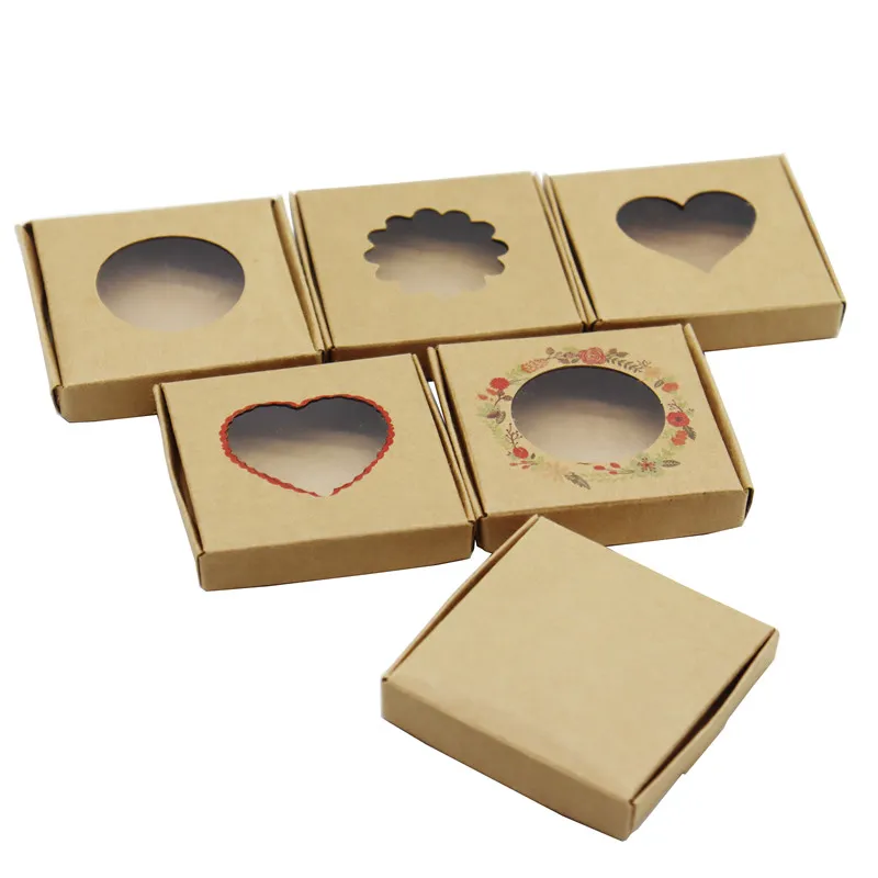 Eco-Friendly Kraft Paper Gift Boxes for Packaging Soap, Jewelry ...