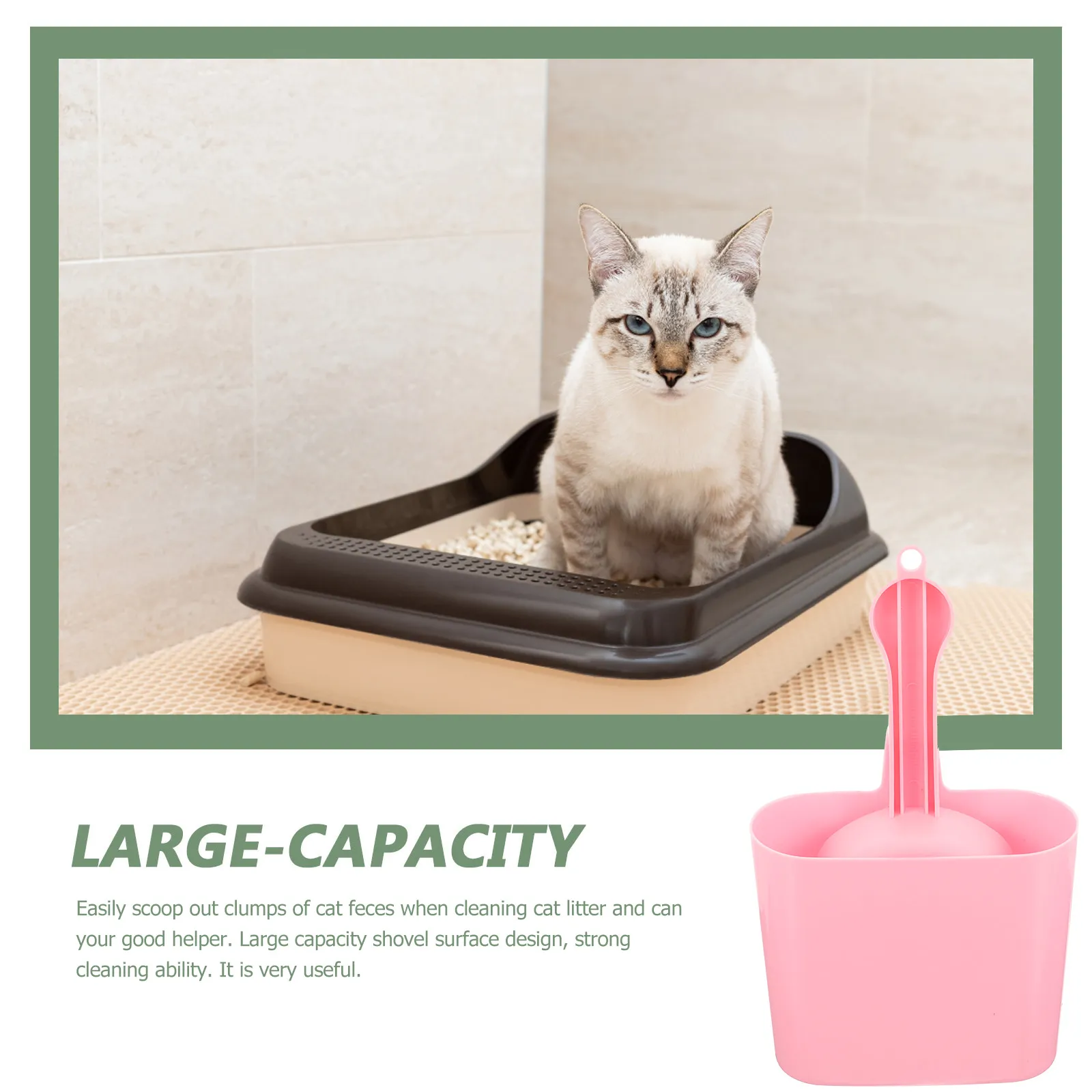 Muthusoftlabs Best Cat Litter Boxes For Large Cats Reusable