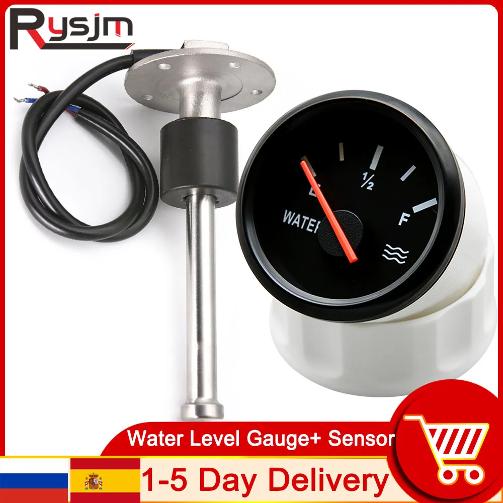 DHgate.com:Waterproof Marine Water Level Gauge Sensor Meter with Red ...