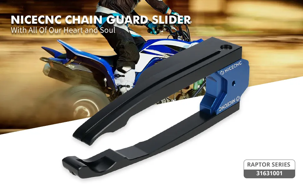 thumbnail image 2 of FXCNC Front Sprocket Chain Guard Slider For Yamaha Raptor 700R (2007-2021) - Anodized 2 of 5