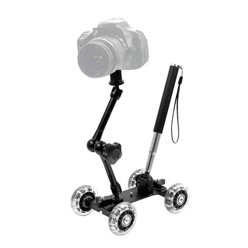 Camera Slider Rig Dslr DHgate.com:Tabletop Video Dolly Slider with Magic Arm for DSLR Cameras ...