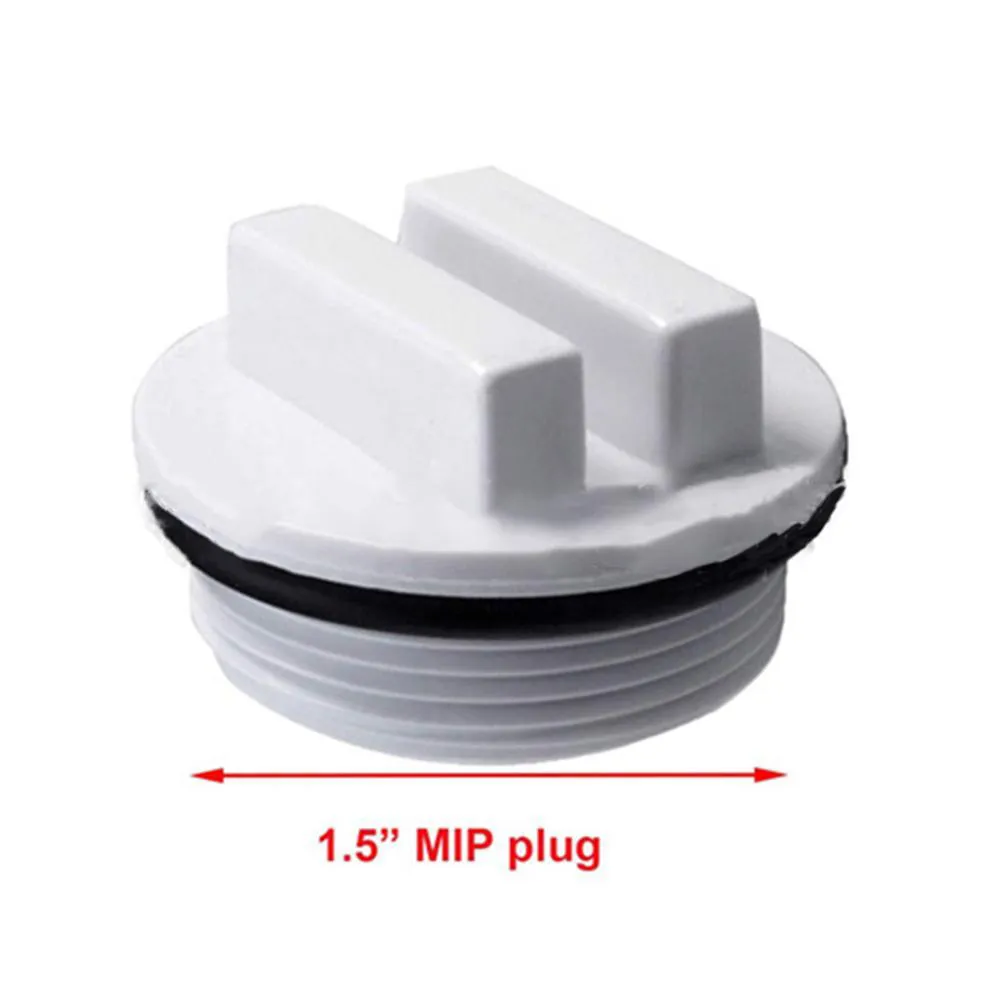 2-Pack Hayward SP1022C Pool Plug Cap, Concrete Pool Vacuum Fittings ...