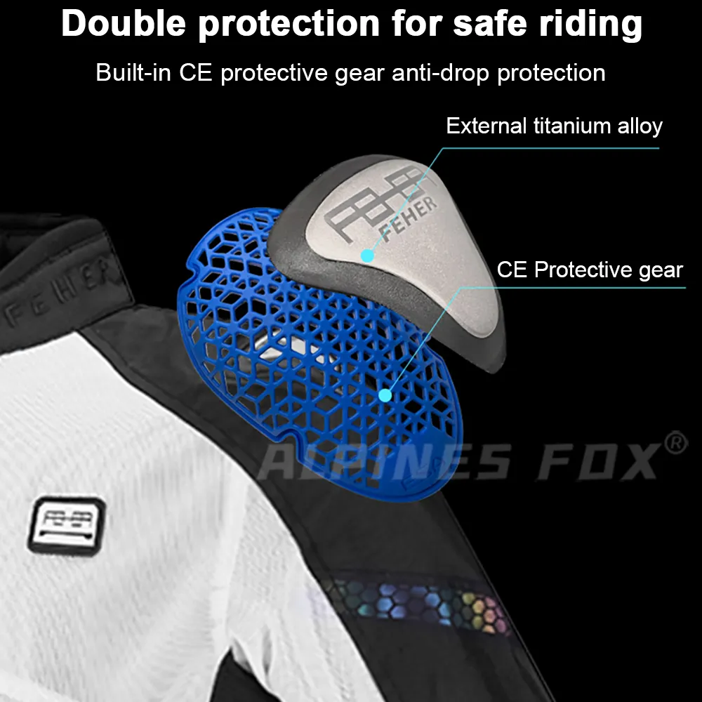 CE Certified Breathable Mesh riding jacket for Men and Women CE Certified Breathable Mesh riding jacket for Men and Women