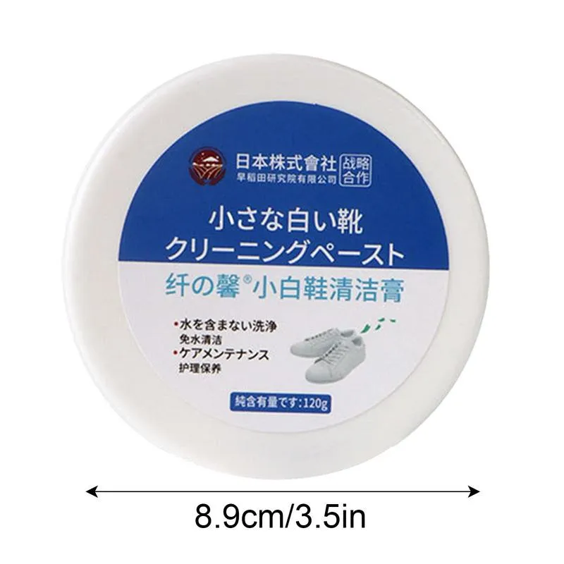 Leather Shoes Cleaner Cream 120g Waterless Shoe Polish for