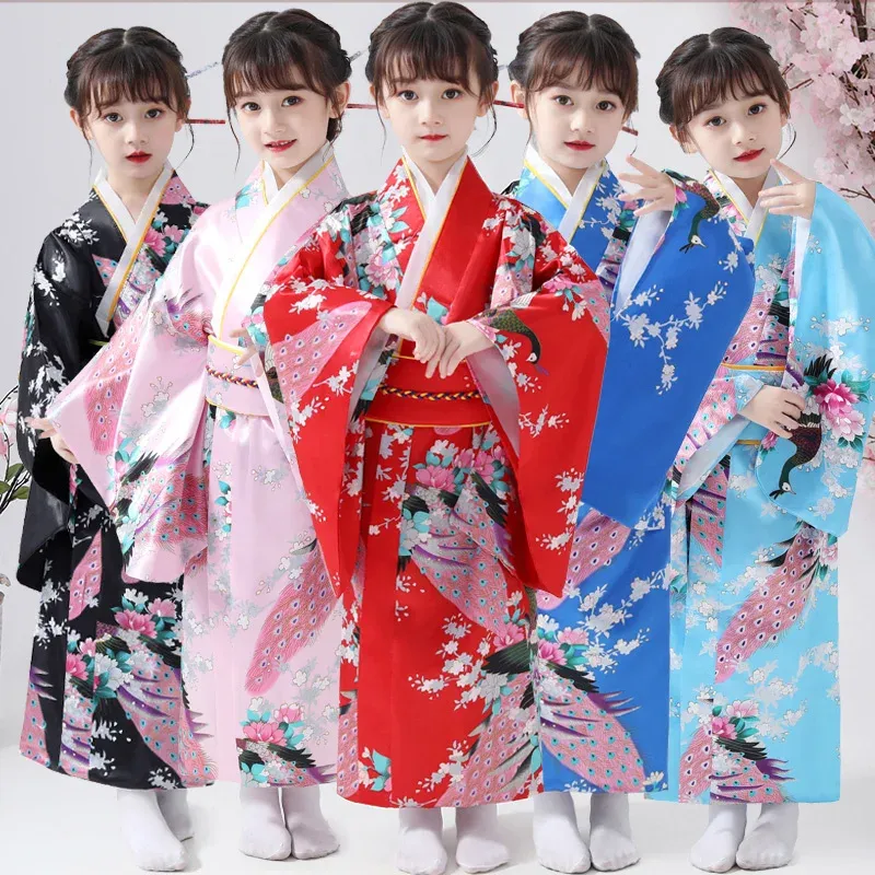 【お買い得！】 DHgate.com:Vibrant Kids Kimono Sets: Floral Yukata, Samurai Clothing