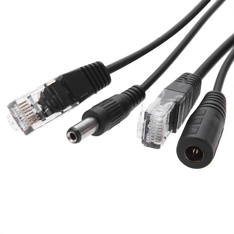 Adapter Cable RJ45 Splitter Kit Screened Passive Power Over Ethernet ...