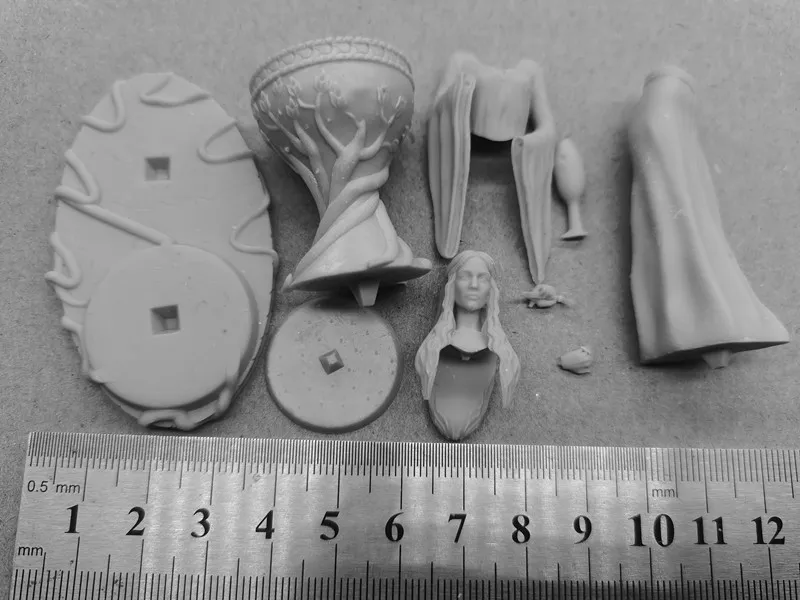 Figure Modèle Fantasy Elf Guerrier 1/24 - Résine Non Assemblée - Neuf