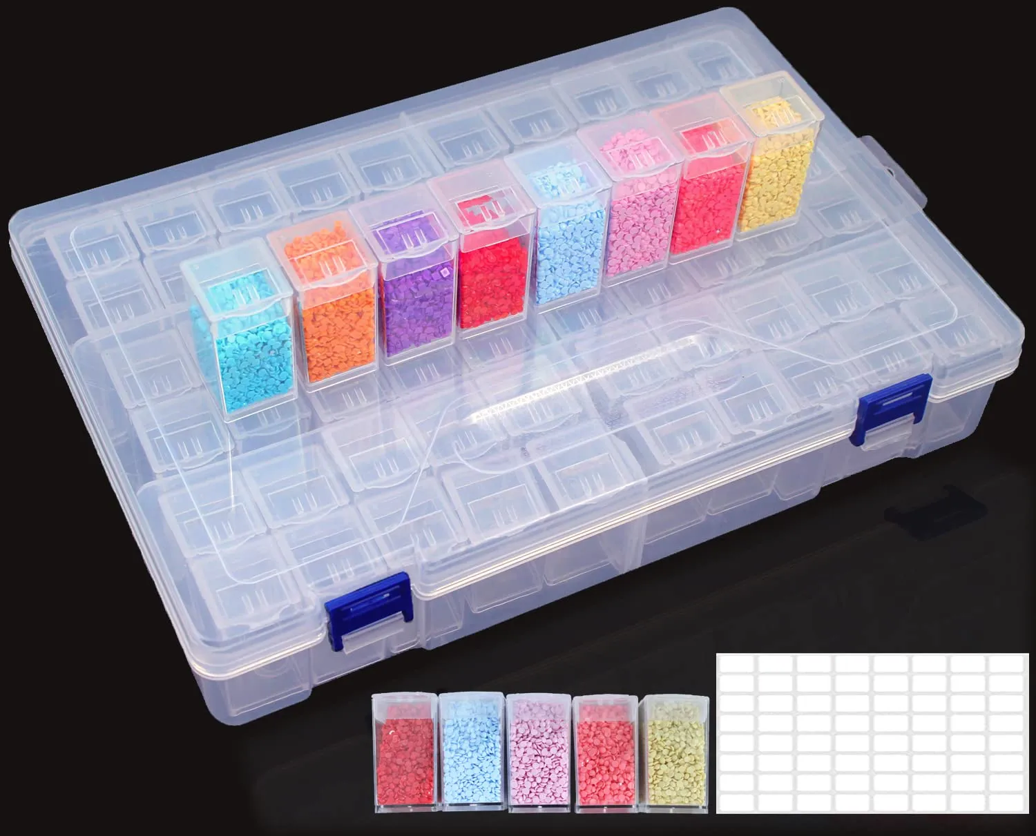 Eiito Diamond Painting Storage Containers, 2pcs 28 Barbados | Ubuy