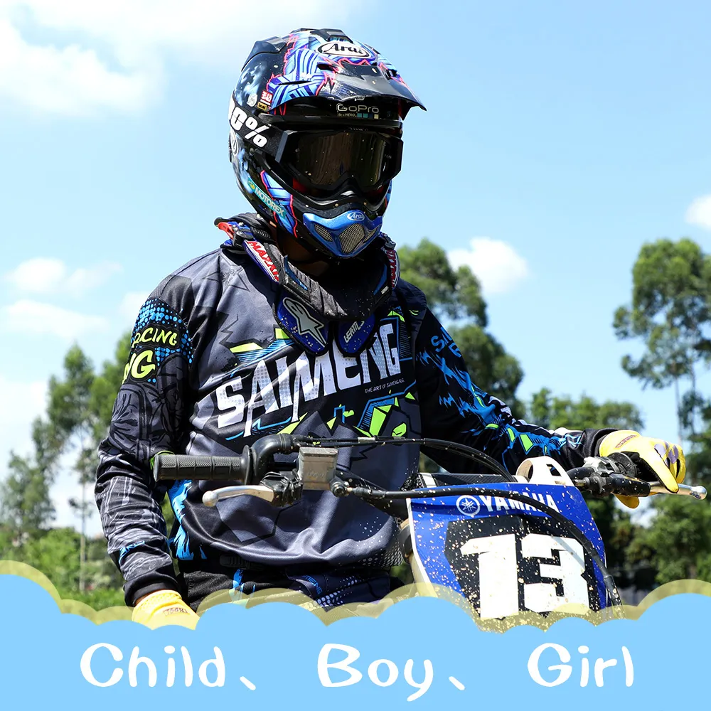 DHgate Kids Motocross Jersey Breathable Durable and Stylish for Dirt Bike Adventures Automobiles Motorcycles