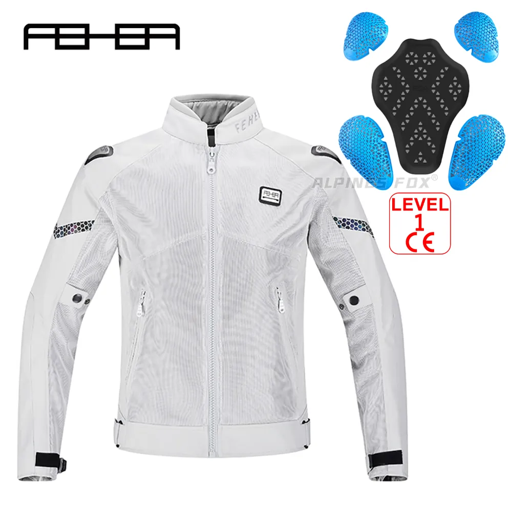CE Certified Breathable Mesh riding jacket for Men and Women CE Certified Breathable Mesh riding jacket for Men and Women