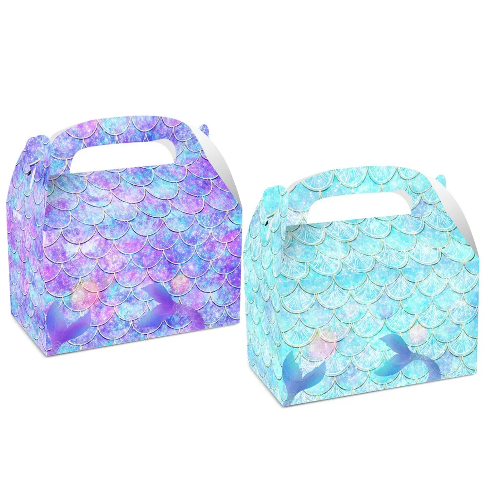DHgate.com:Little Mermaid Party Favor Boxes, 24Pcs Under the Sea Goodie ...